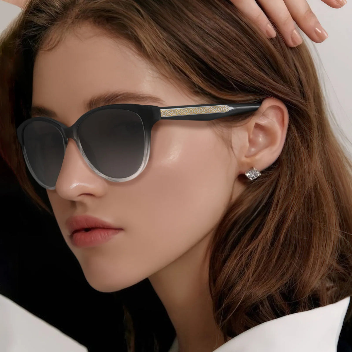 Black Barrie-Fading Night Sunglasses