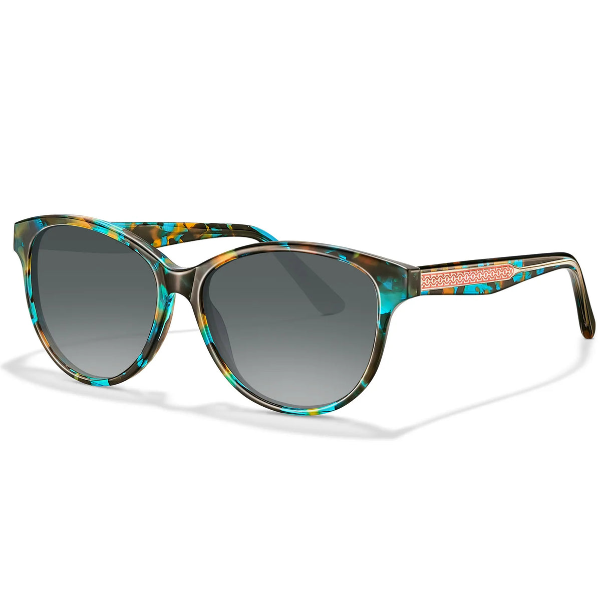 Turquoise Barrie-Blooming Fields Sunglasses