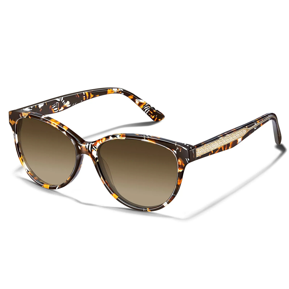 Tortoise Barrie-Vivid Amber Sunglasses