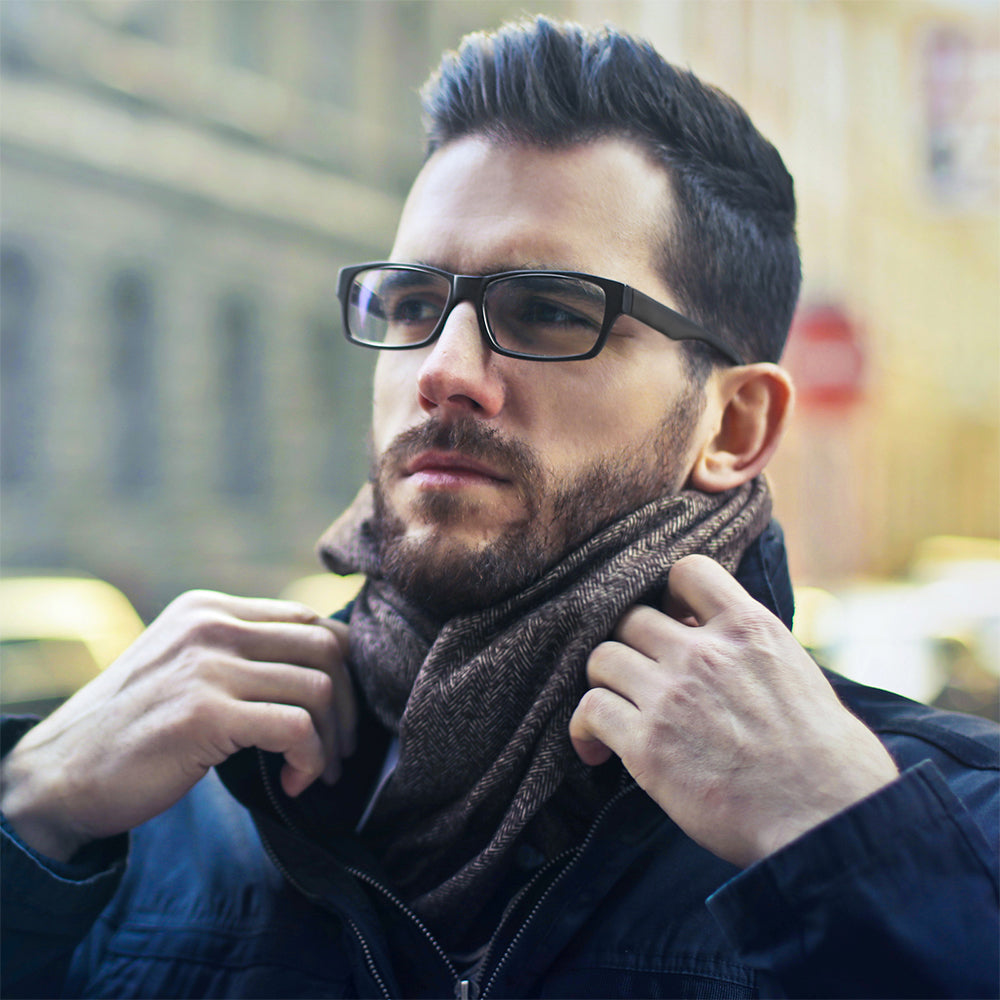 Striped Matt Eyeglasses #color_striped