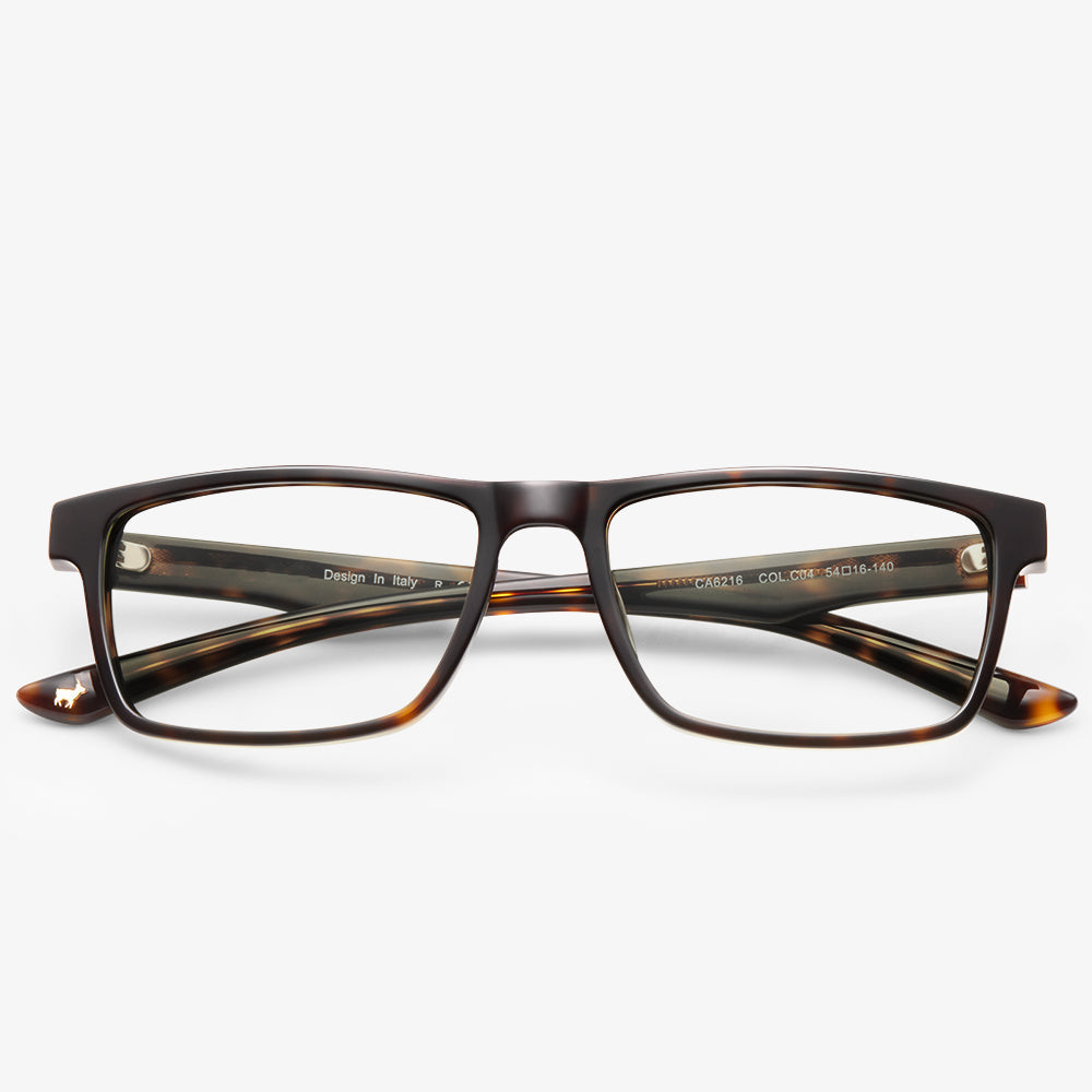 Tortoise Matt Eyeglasses #color_tortoise