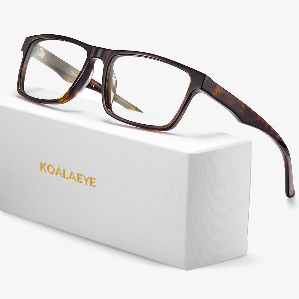 Tortoise Matt Eyeglasses #color_tortoise