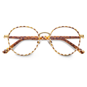 Classic Tortoise Shell Eyewear Full Rim Design-flod