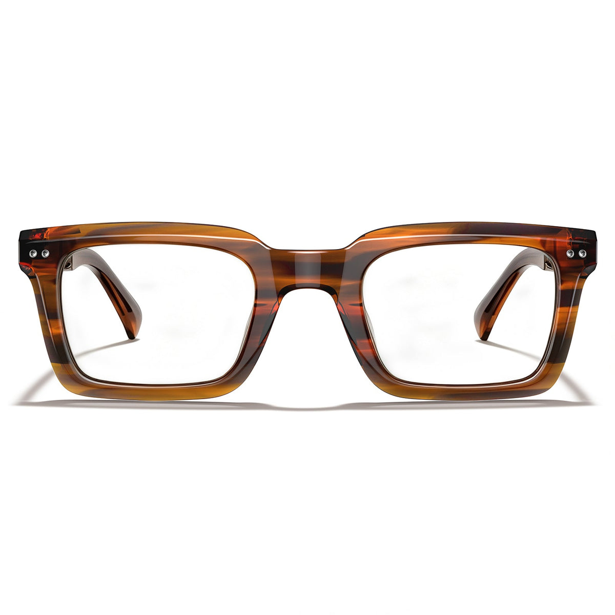 Arnect Square Tortoiseshell IGIOO prescription Eyeglasses Timeless Style Meets Italian Craftsmanship front