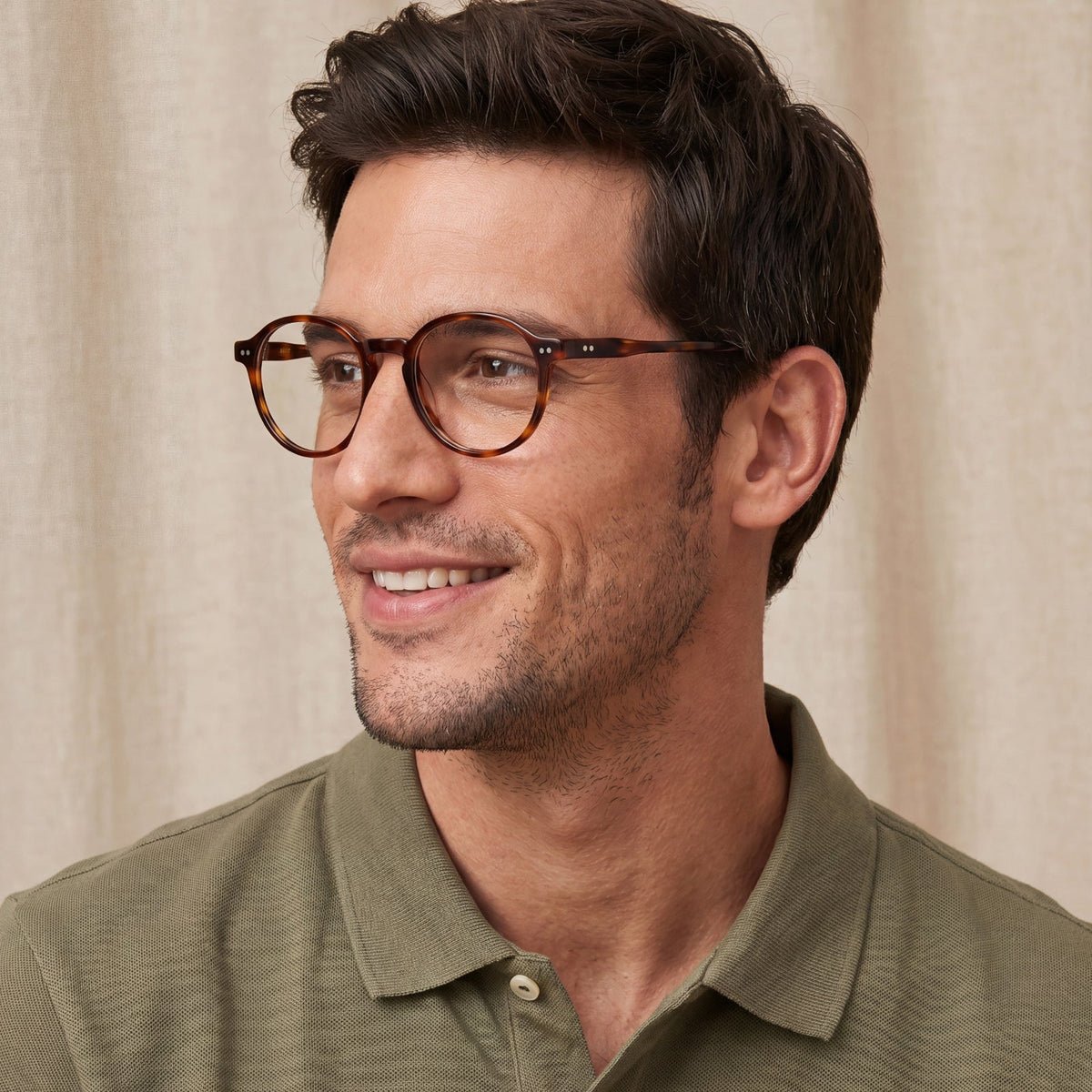 Compatible with single-vision, bifocal, and progressive lenses IGIOO eyeglasses men tortoise eyeglasses
