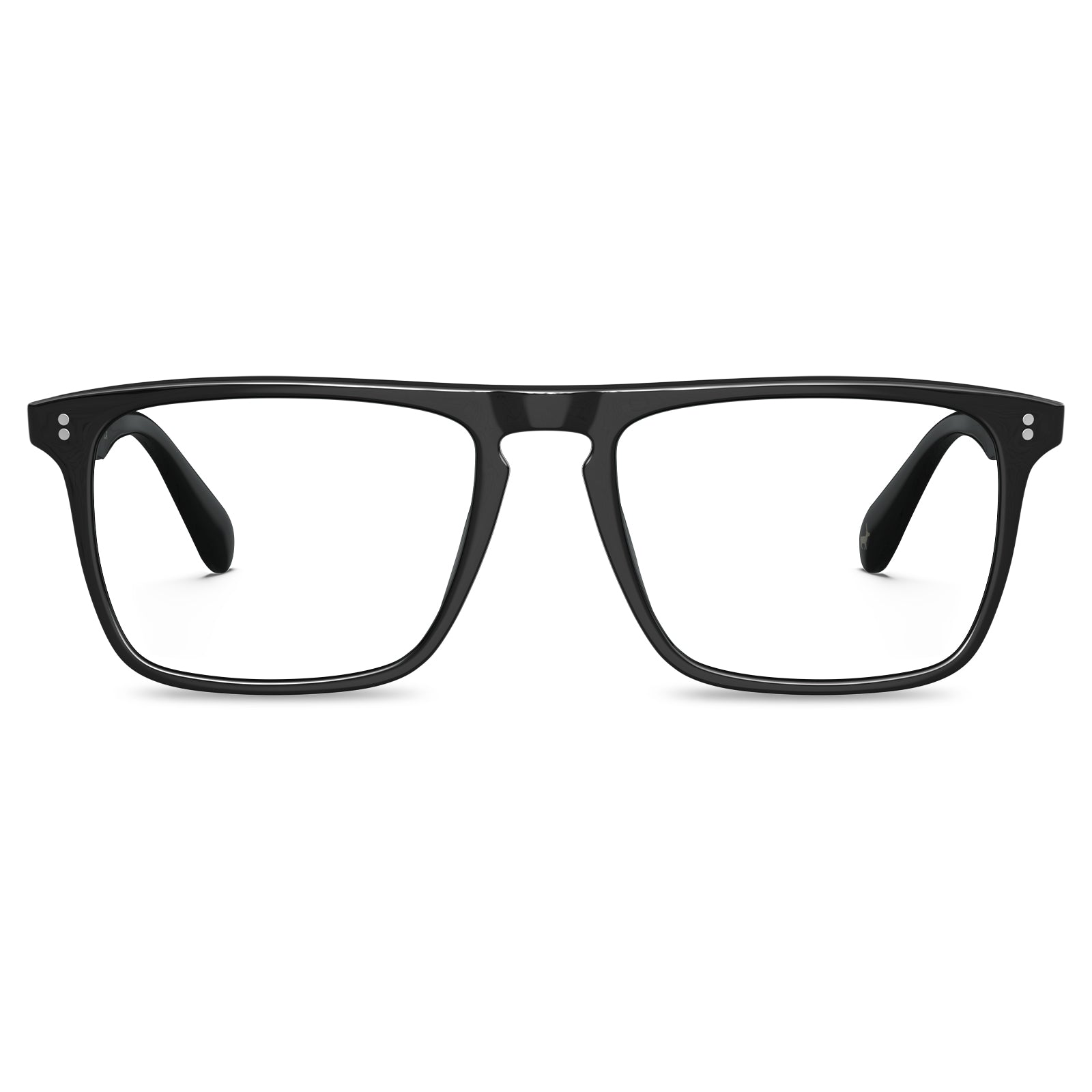 black-classic-acetate-frame-eyeglasses-perfect-for-men-and-women-front