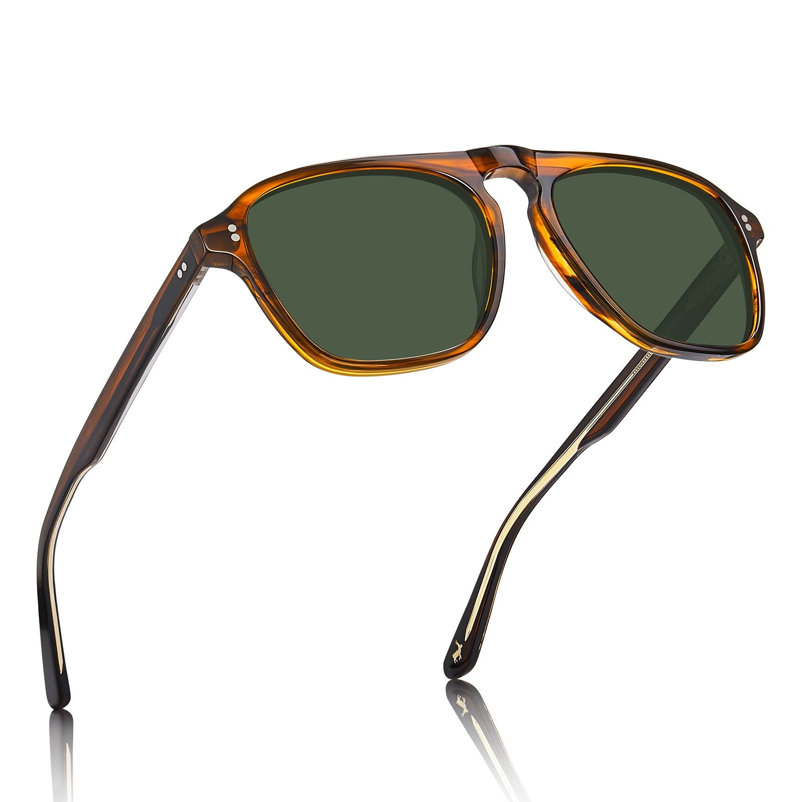 IGIOO Navada-C02 Gold Sunglasses for Men, Detail View