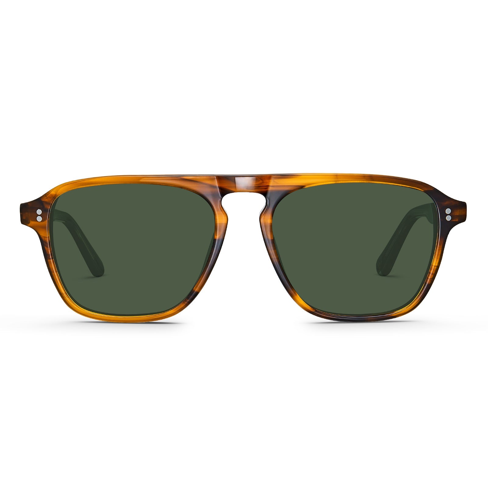 IGIOO Navada-C02 Gold Sunglasses for Men, Front View