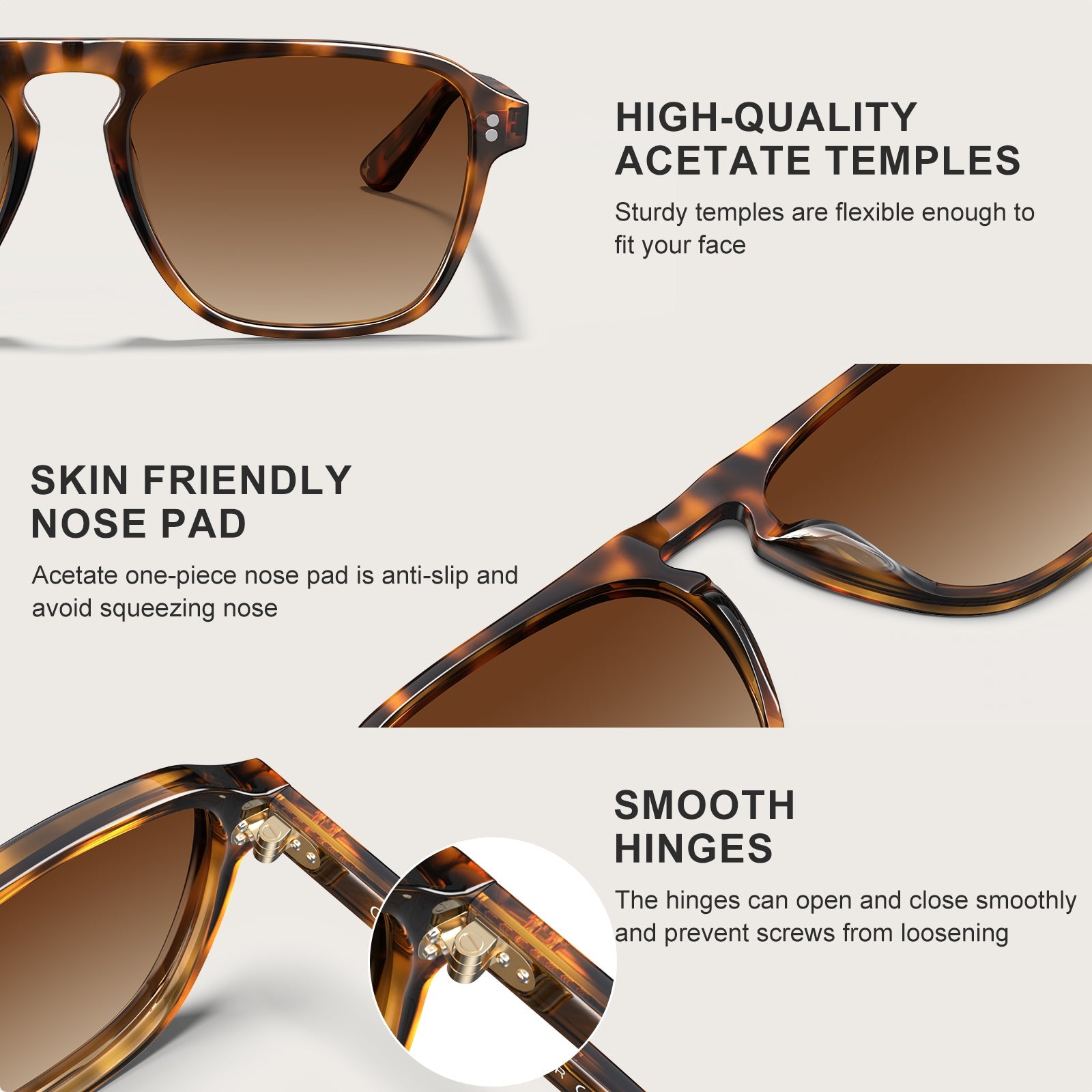 IGIOO Navada-C03 Sunglasses for Men, Additional View