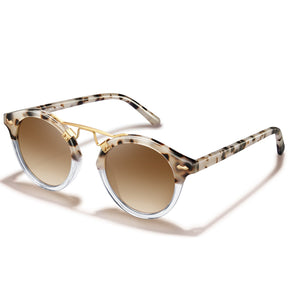 IGIOO AvonPark-C24-RX Tortoise Acetate Heart Polarized Eyeglasses for Women, Three-Quarter View