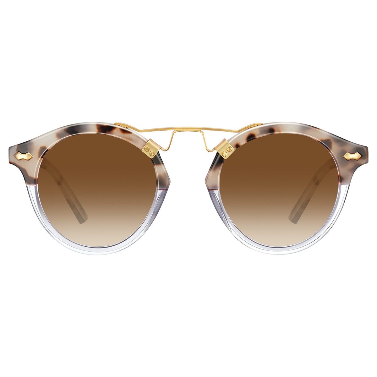 IGIOO AvonPark-C24-RX Tortoise Acetate Heart Polarized Eyeglasses for Women, Front View