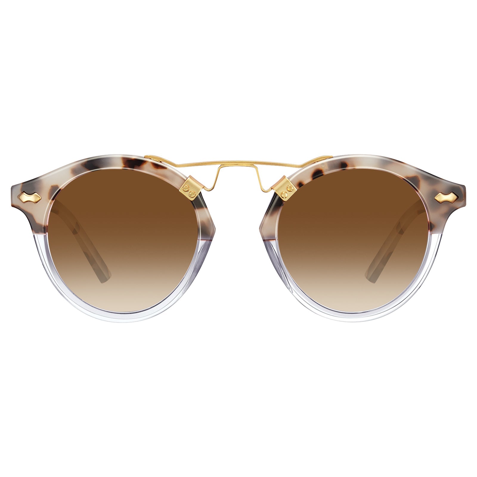 IGIOO AvonPark-C24-RX Tortoise Acetate Heart Polarized Eyeglasses for Women, Front View