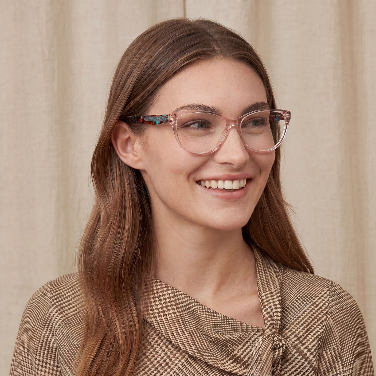 IGIOO Barrie-FC04 Pink Acetate Cat-Eye Eyeglasses for Women, lifestyle View