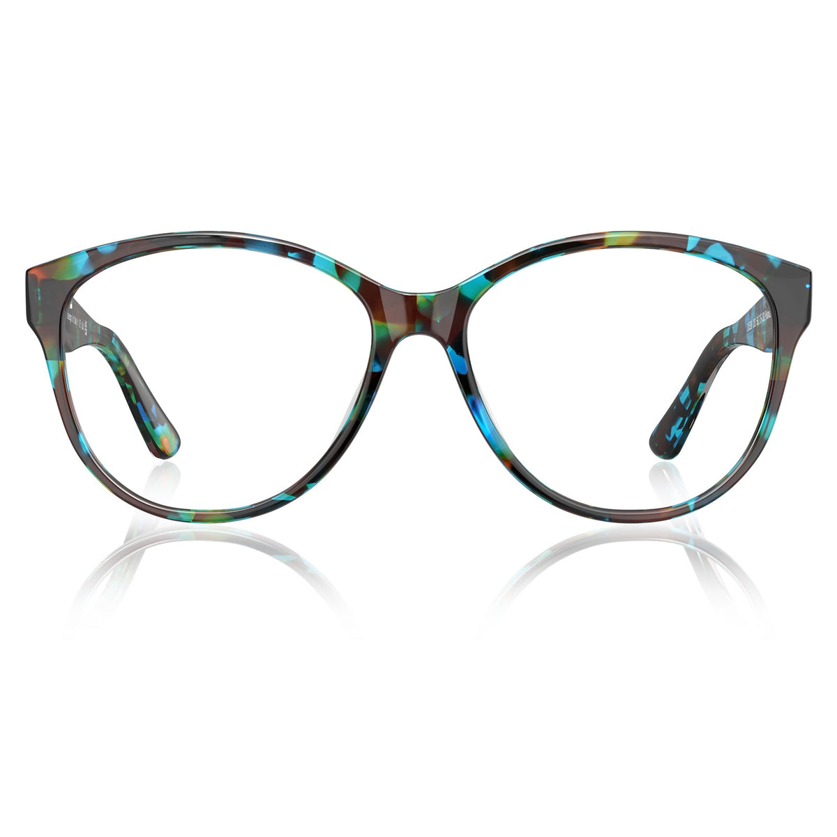 IGIOO Barrie-FC06 Blue Acetate Cat-Eye Eyeglasses for Women, Front View
