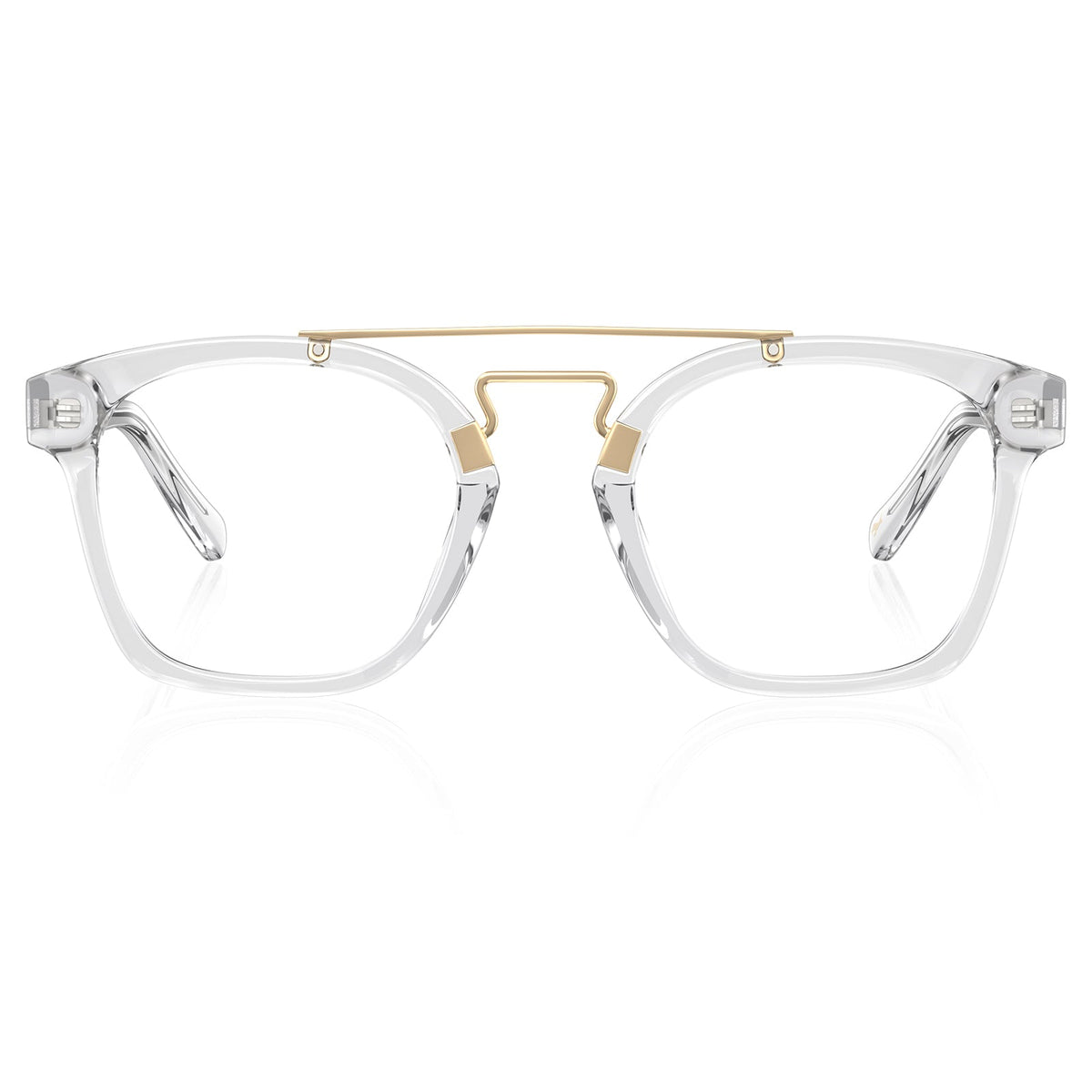 IGIOO Quuen-FC10 Clear Acetate Eyeglasses for Women, Front View