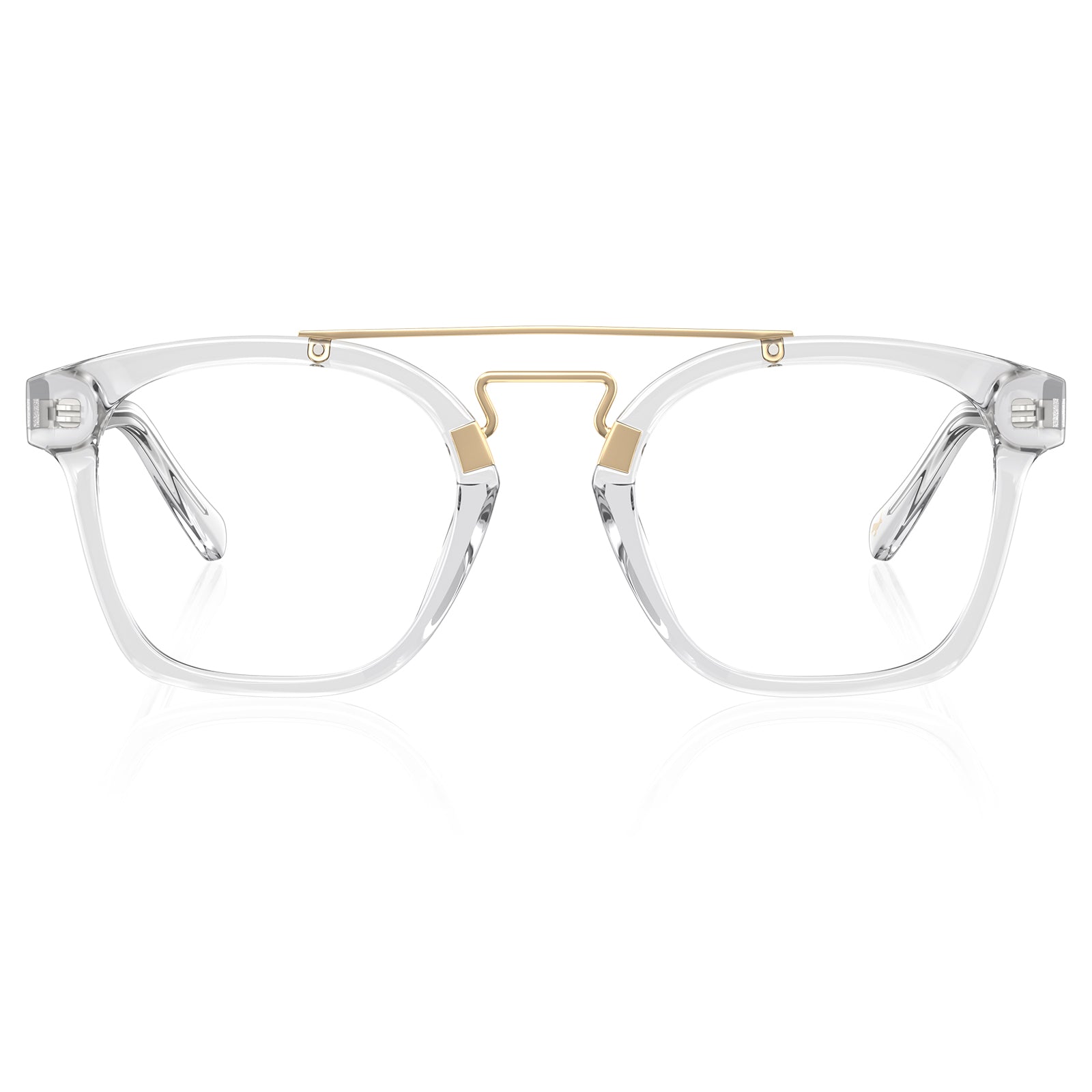 IGIOO Quuen-FC10 Clear Acetate Eyeglasses for Women, Front View