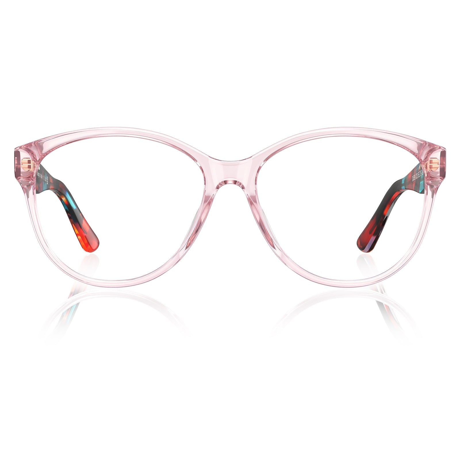 IGIOO Barrie-FC04 Pink Acetate Cat-Eye Eyeglasses for Women, Front View