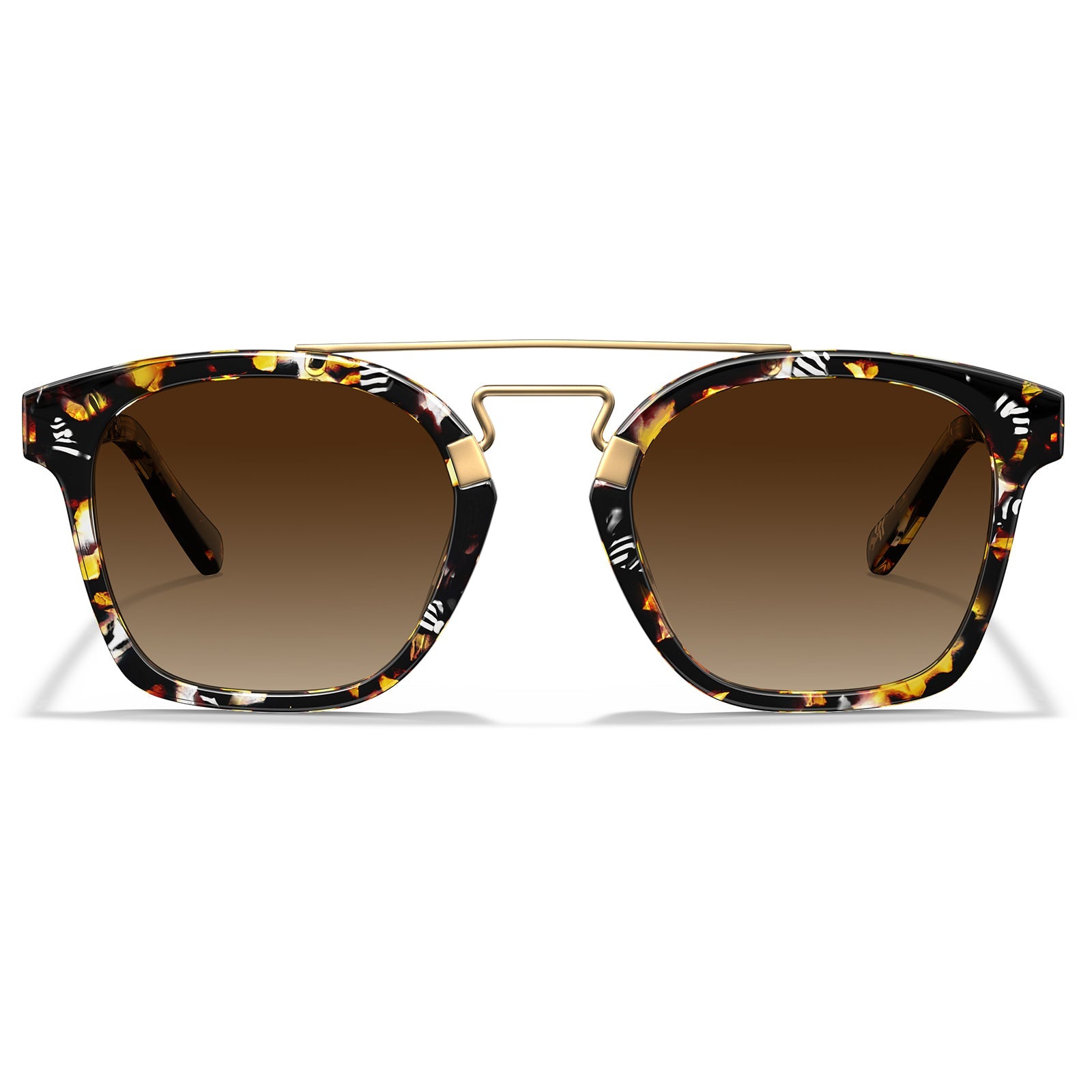 IGIOO Niloss-C03-RX Tortoise Acetate Eyeglasses for Women, Front View
