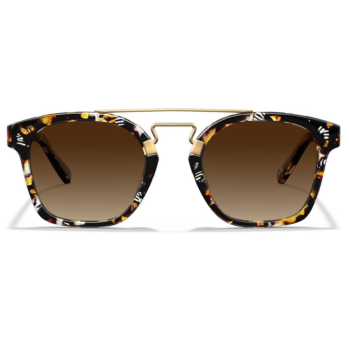 IGIOO Niloss-C03-RX Tortoise Acetate Eyeglasses for Women, Front View