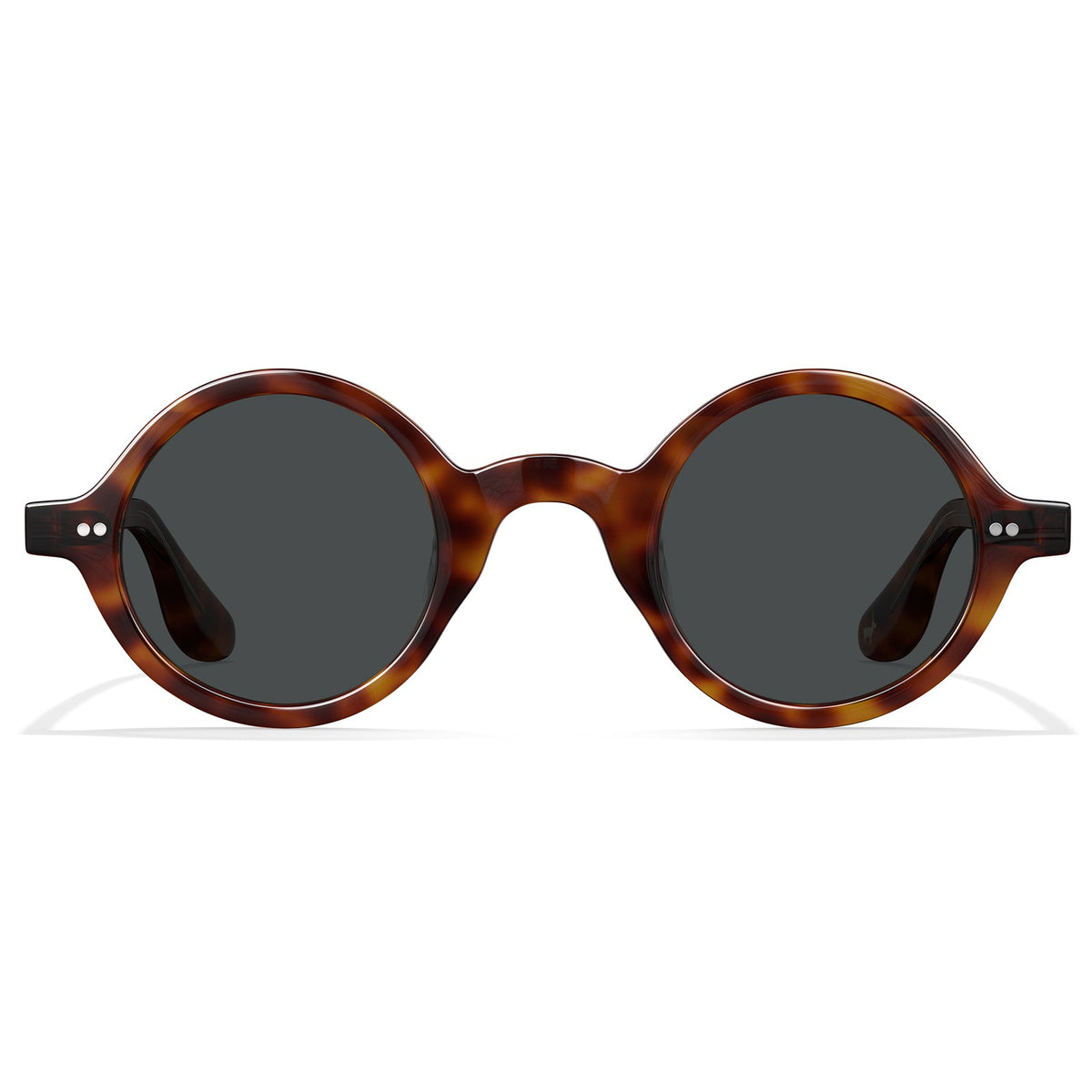 IGIOO Retro-C04 Brown Sunglasses, Front View