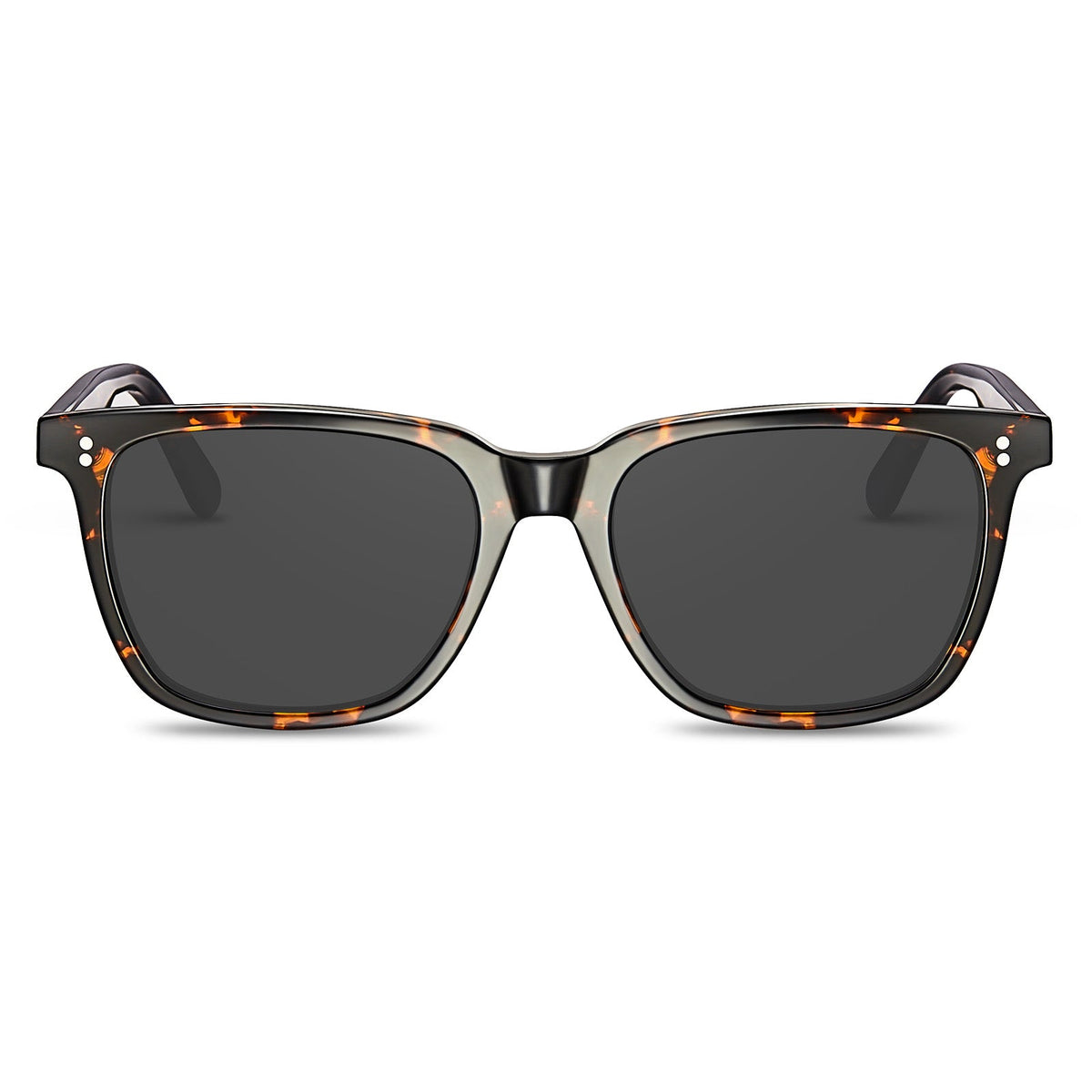 IGIOO Kenowa-CA5354L34 Black Acetate Square Sunglasses for Men, Additional View
