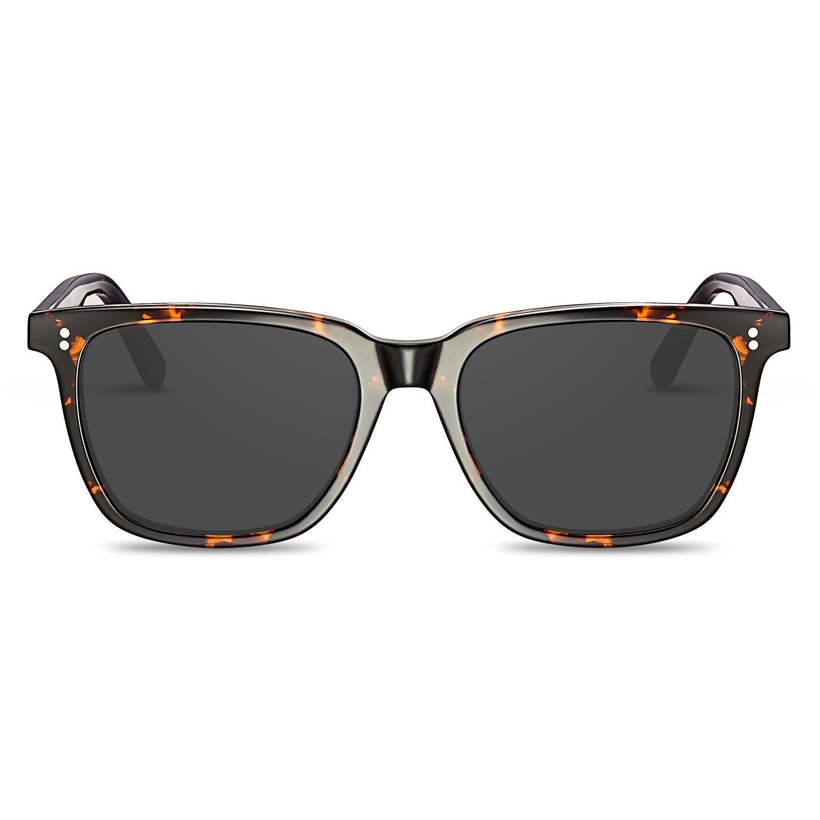 IGIOO Kenowa-CA5354L34 Black Acetate Square Sunglasses for Men, Additional View
