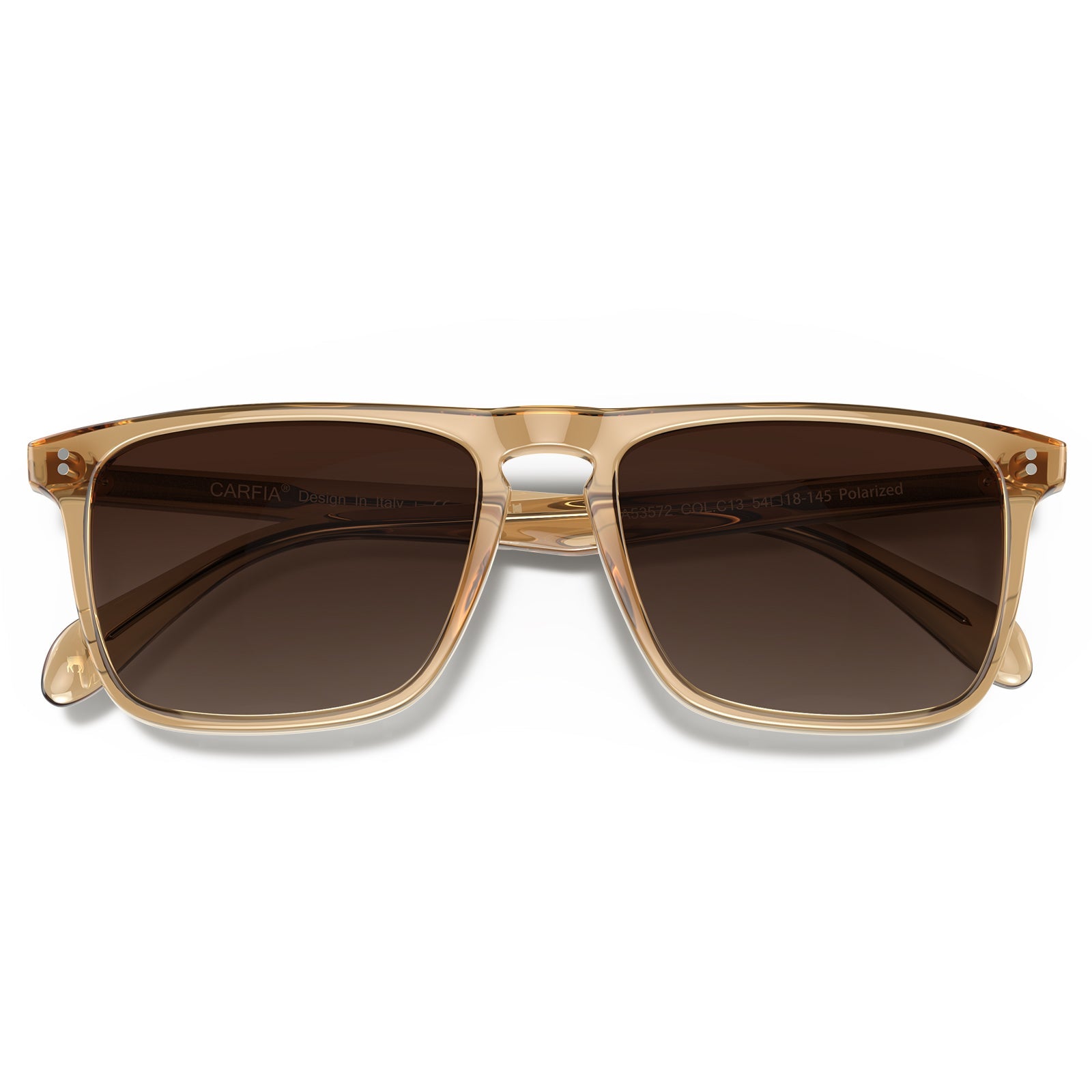 IGIOO Shelton-C13 Gold Sunglasses for Men, Angle View