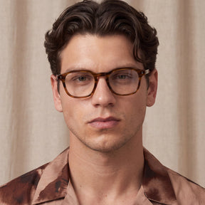 IGIOO Milo-FC02 Brown Acetate Eyeglasses for Women, Detail View