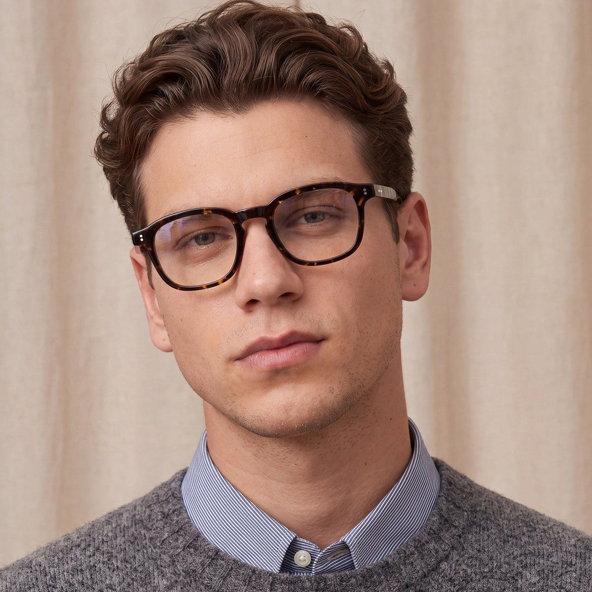 IGIOO Milo-FC04 Tortoise Acetate Eyeglasses for Women, Side View