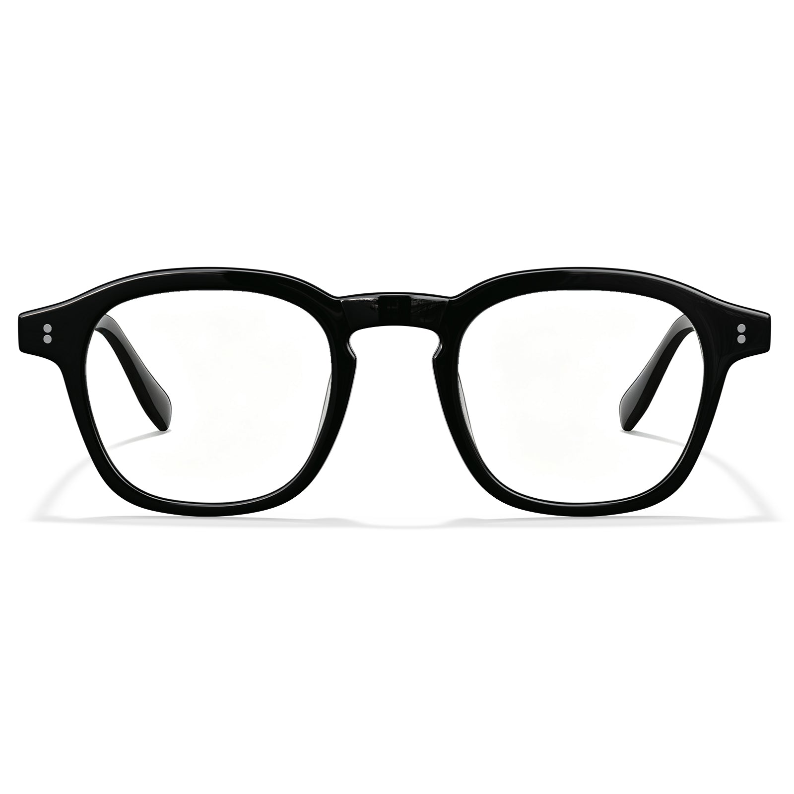 IGIOO Milo-FC01 Black Acetate Eyeglasses for Women, Front View