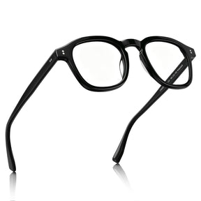 IGIOO Milo-FC01 Black Acetate Eyeglasses for Women, Angle View