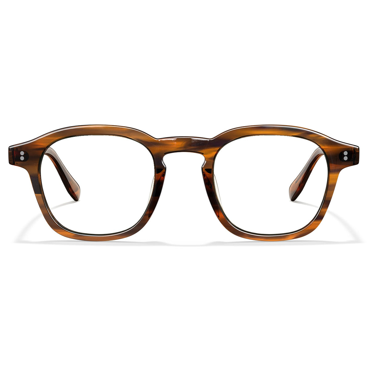 IGIOO Milo-FC02 Brown Acetate Eyeglasses for Women, Front View