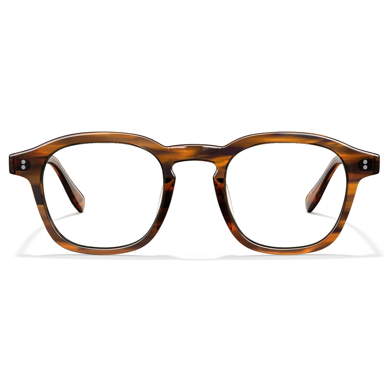IGIOO Milo-FC02 Brown Acetate Eyeglasses for Women, Front View