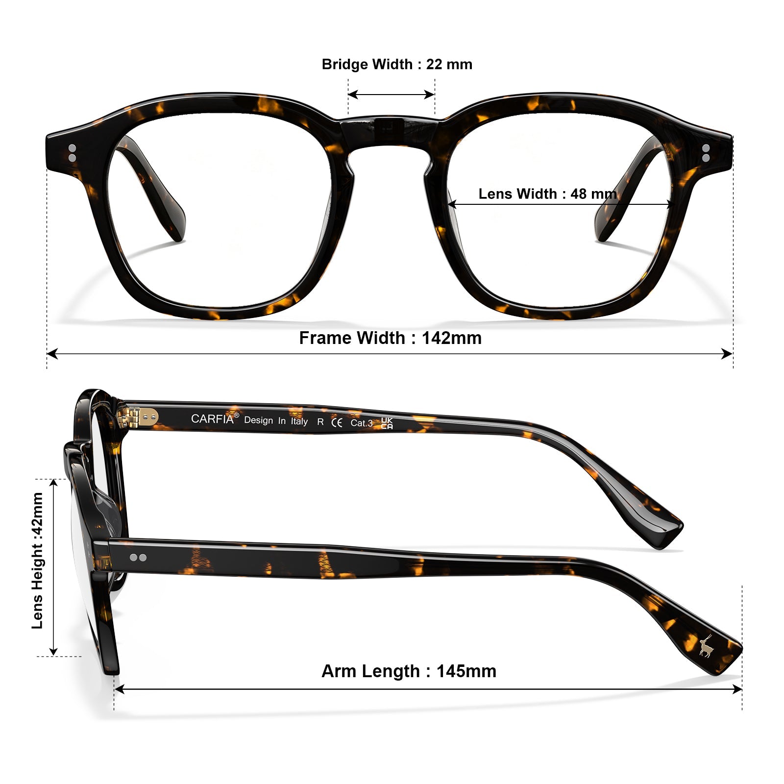 IGIOO Milo-FC04 Tortoise Acetate Eyeglasses for Women, Additional View