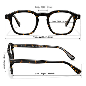 IGIOO Milo-FC04 Tortoise Acetate Eyeglasses for Women, Additional View