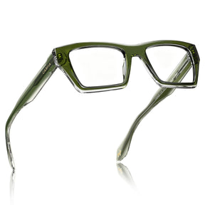 IGIOO Prescription Eyeglasses green Italian Acetate Frames For Women fly