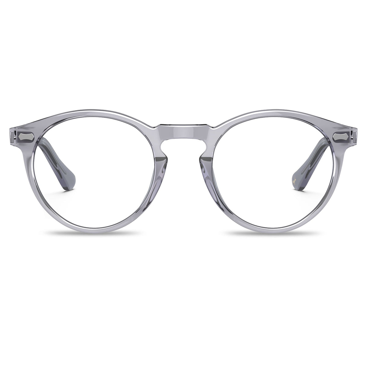 carfia-clear-light-gray-eyeglasses-acetate-frame-round-eyewear-front