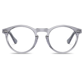 carfia-clear-light-gray-eyeglasses-acetate-frame-round-eyewear-front