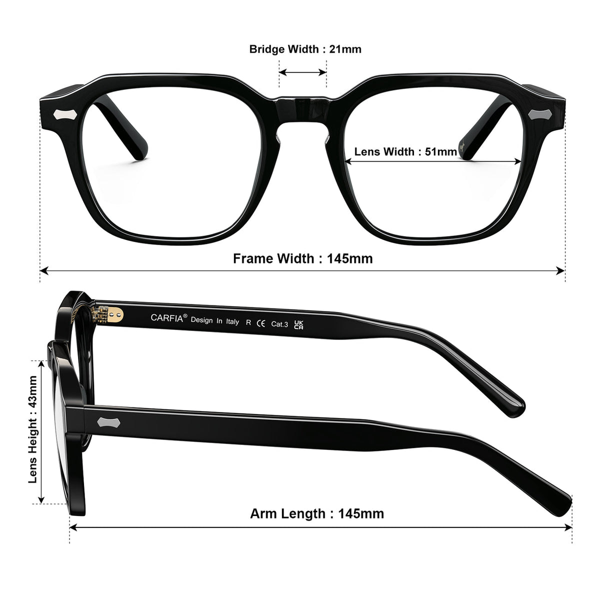 Black Architect Eyeglasses