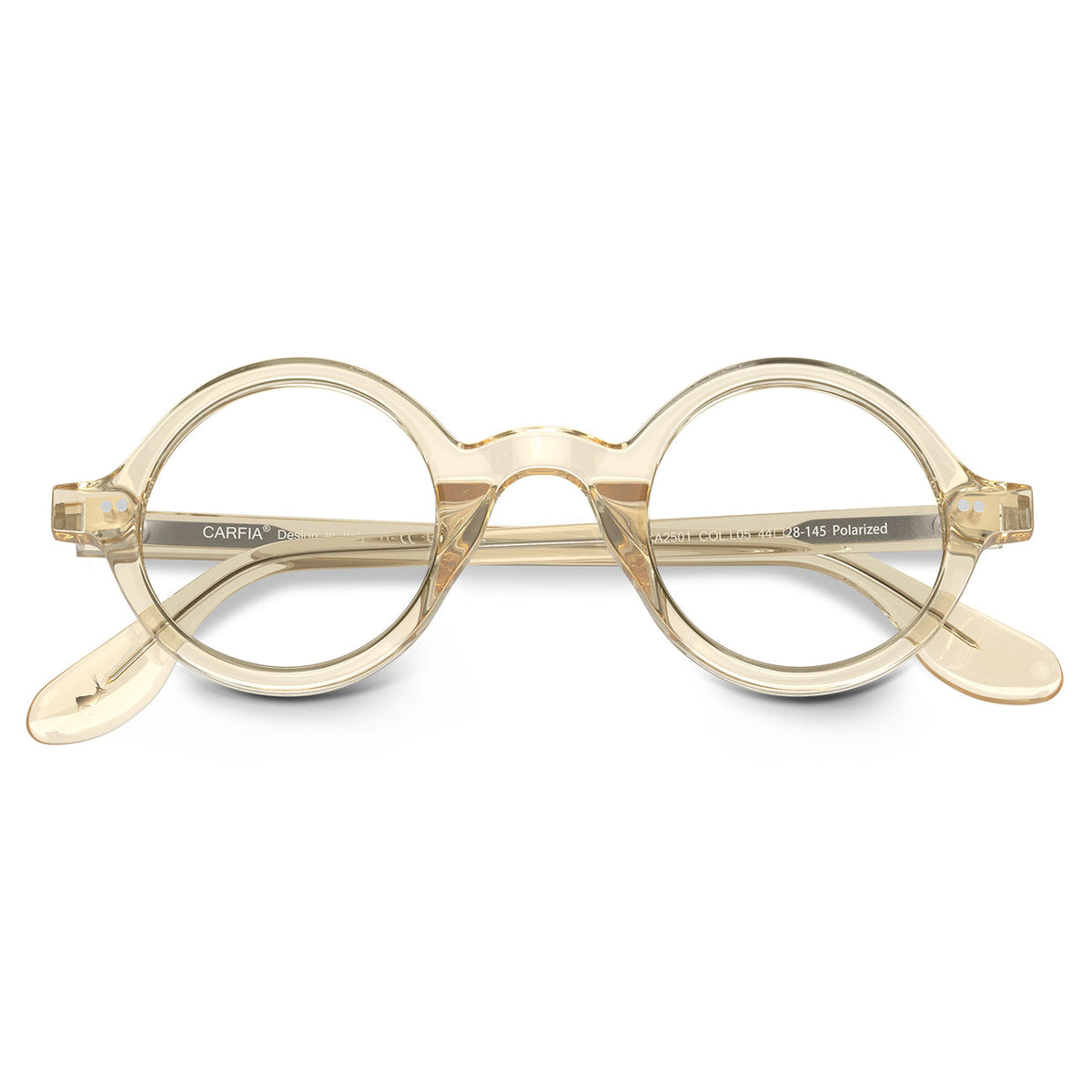 Gold Retroz-FC05 Eyeglasses