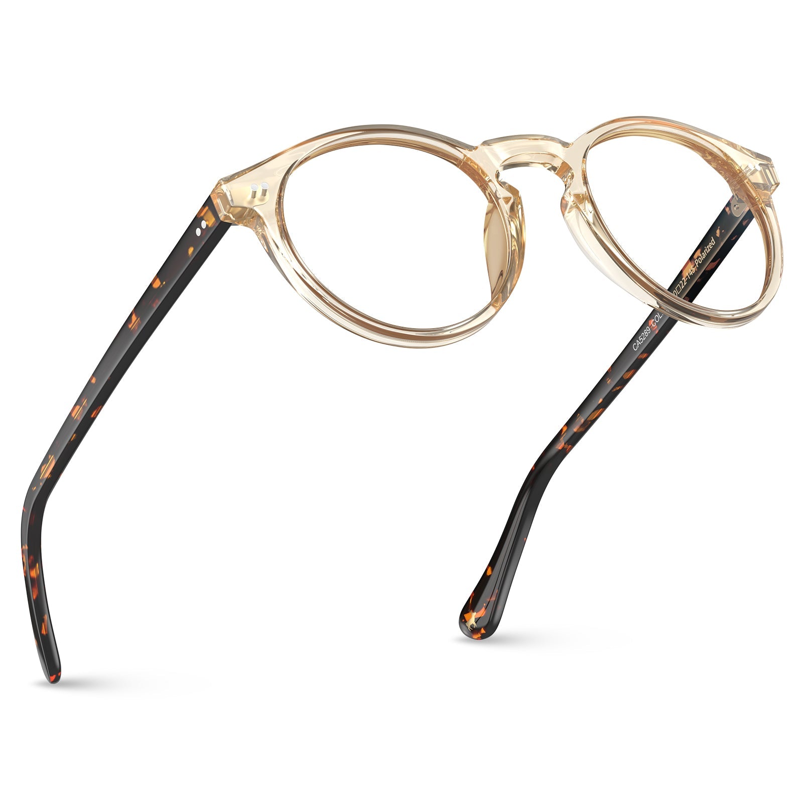 coffee-acetate-round-frame-eyeglasses-classic-and-distinct-two-silver-rivets-eyewear-fly