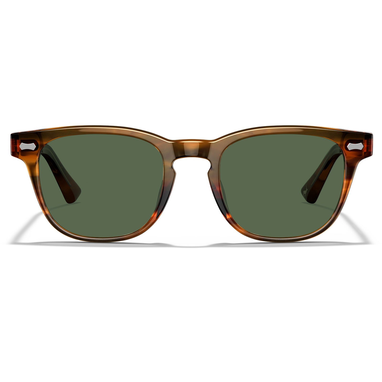 IGIOO Jena-C02 Brown Sunglasses for Unisex, Front View
