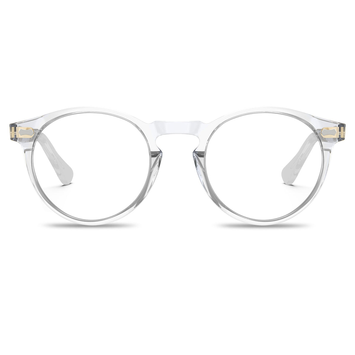 fashion-acetate-round-frame-clear-eyeglasses-front