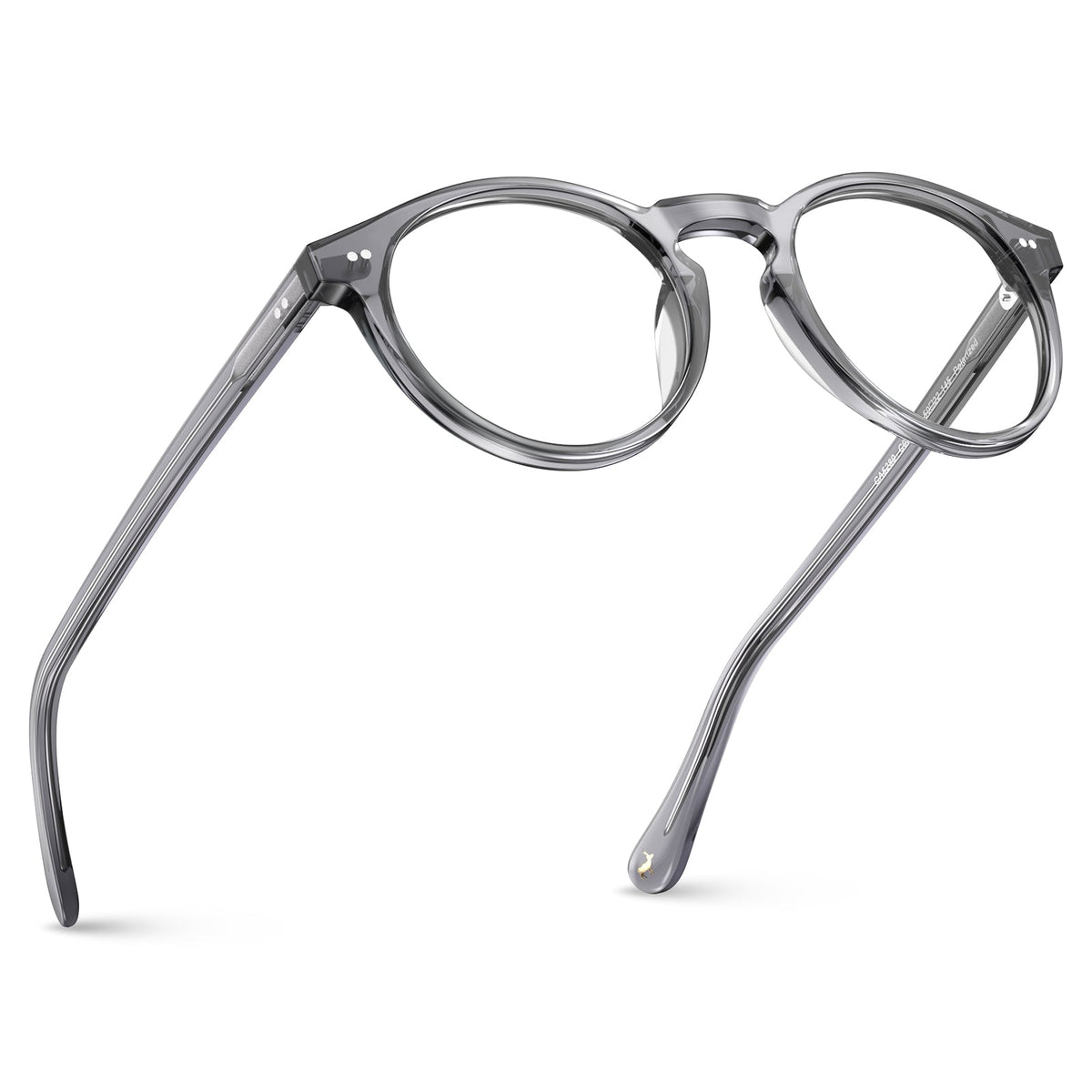 grey-acetate-round-frame-eyeglasses-classic-and-distinct-two-silver-rivets-eyewear-fly