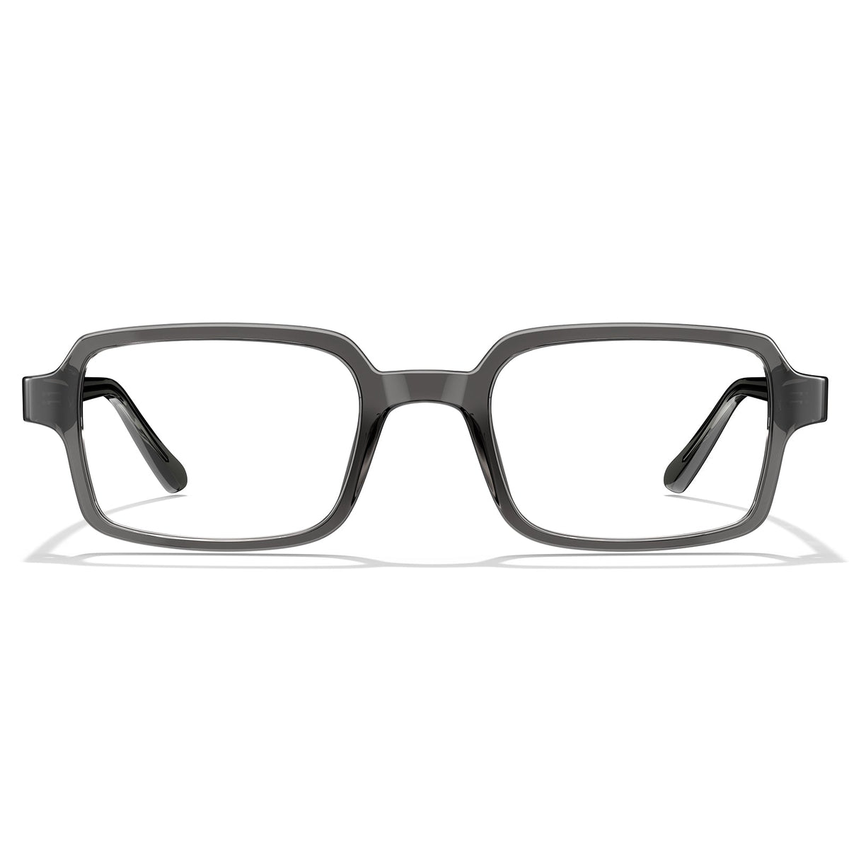 IGIOO Amory CA7035-C3 grey Acetate Rectangle Prescription Glasses Eyeglasses for Unisex, Front View