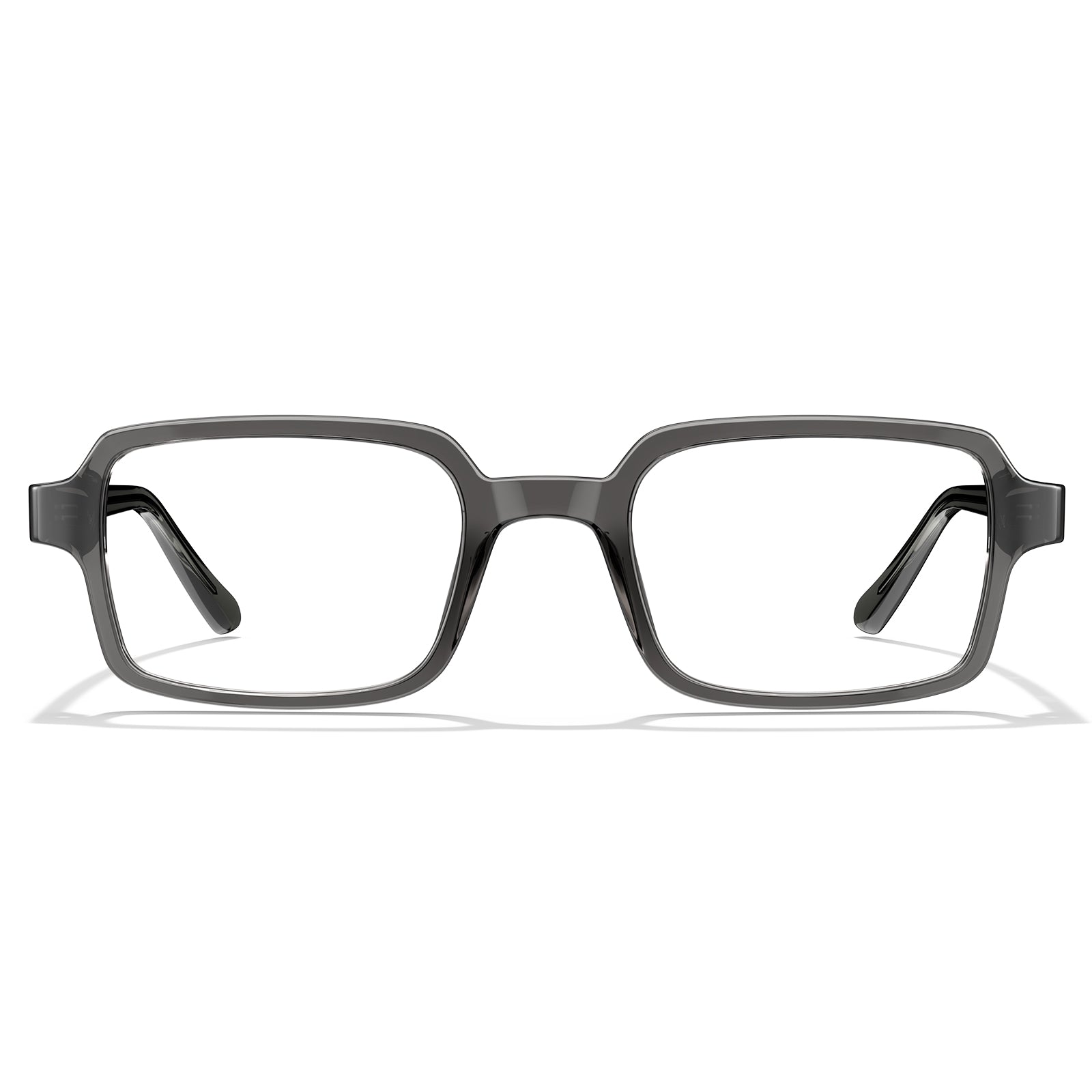 IGIOO Amory CA7035-C3 grey Acetate Rectangle Prescription Glasses Eyeglasses for Unisex, Front View