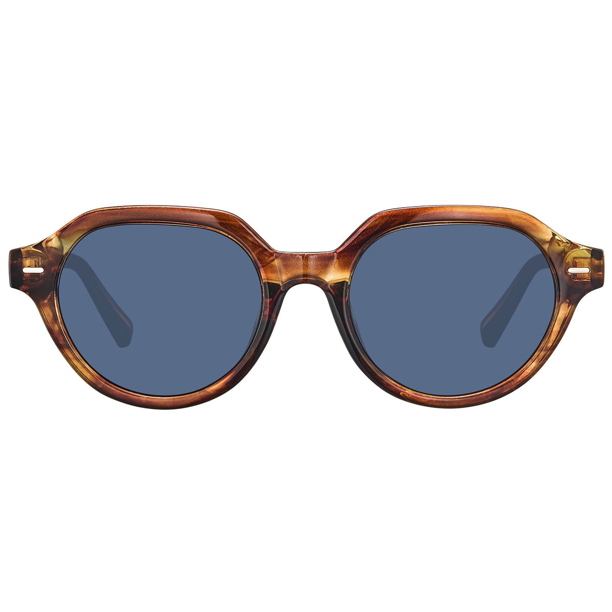 IGIOO Aomst L06 men brown acetate prescription sunglasses, front view