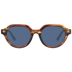 IGIOO Aomst L06 men brown acetate prescription sunglasses, front view
