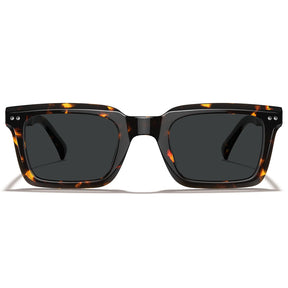 IGIOO Arnect-C14-RX Tortoise Acetate Square Polarized Prescription Sunglasses for Men, Front