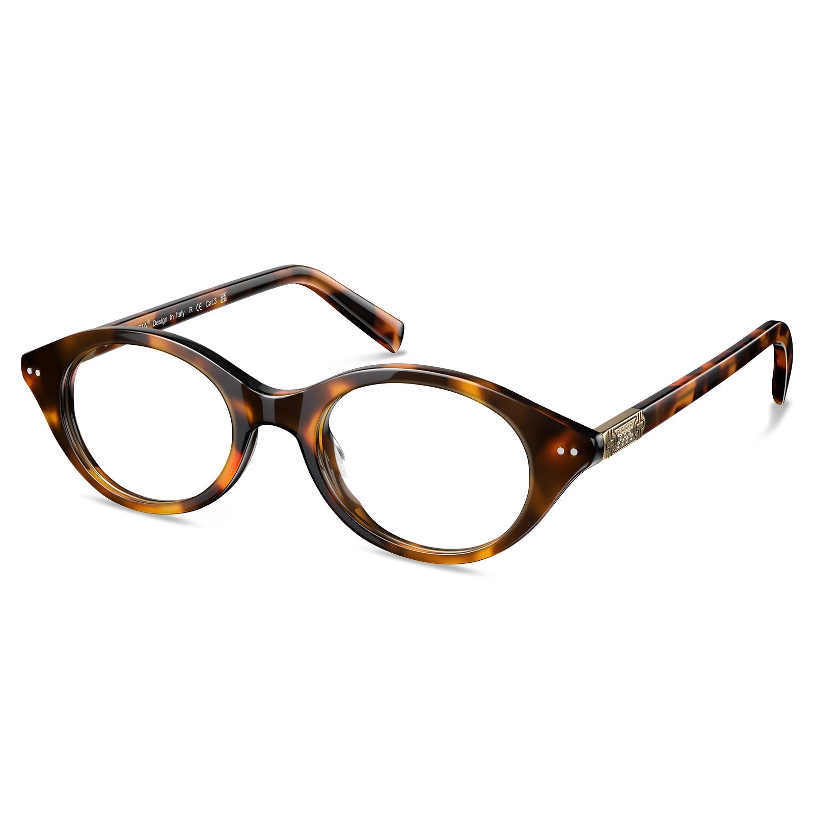 IGIOO avenker fc03 women tortoise acetate prescription eyeglasses, angle view
